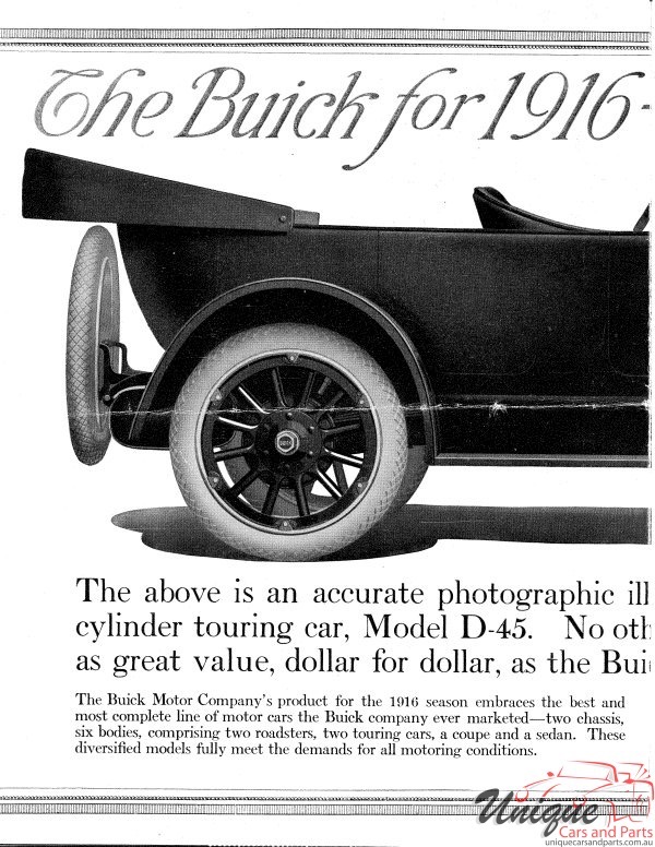 1916 Buick Brochure Page 6